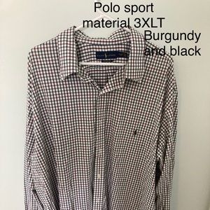 Polo performance material longsleeve